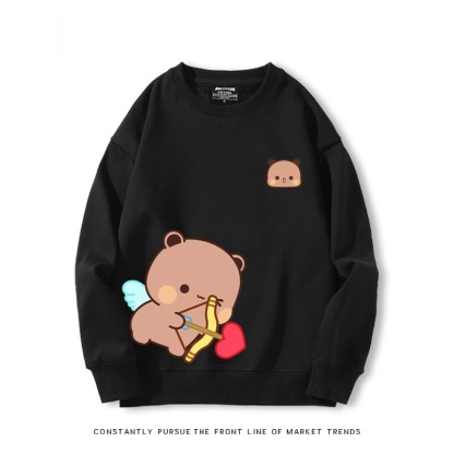 一二布布 秋冬新款 親子情侶裝圓領長袖