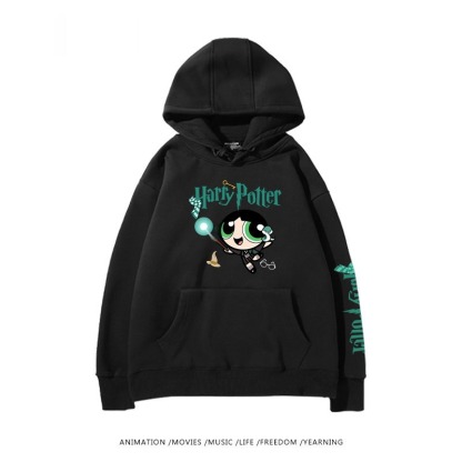 飛天小女警聯名哈利波特連帽衛衣