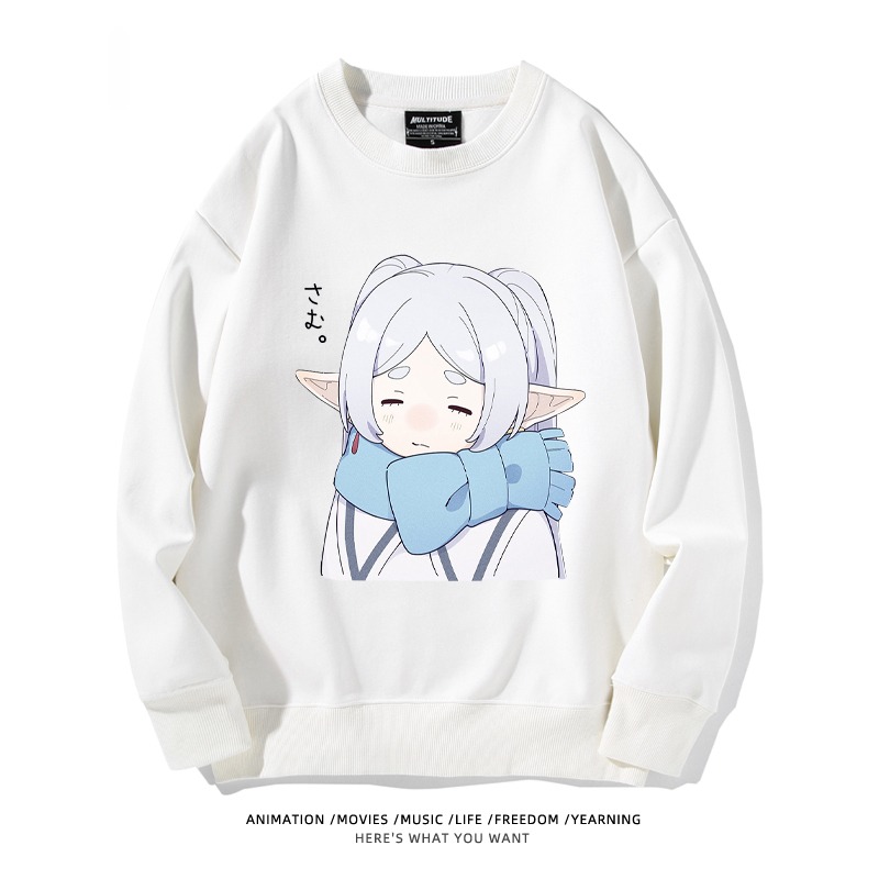 葬送的芙莉蓮 秋冬新款 親子情侶裝圓領長袖