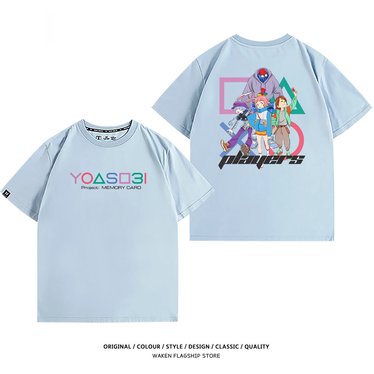 YOASOBI 特別聯動 PlayStation 印花短袖T恤