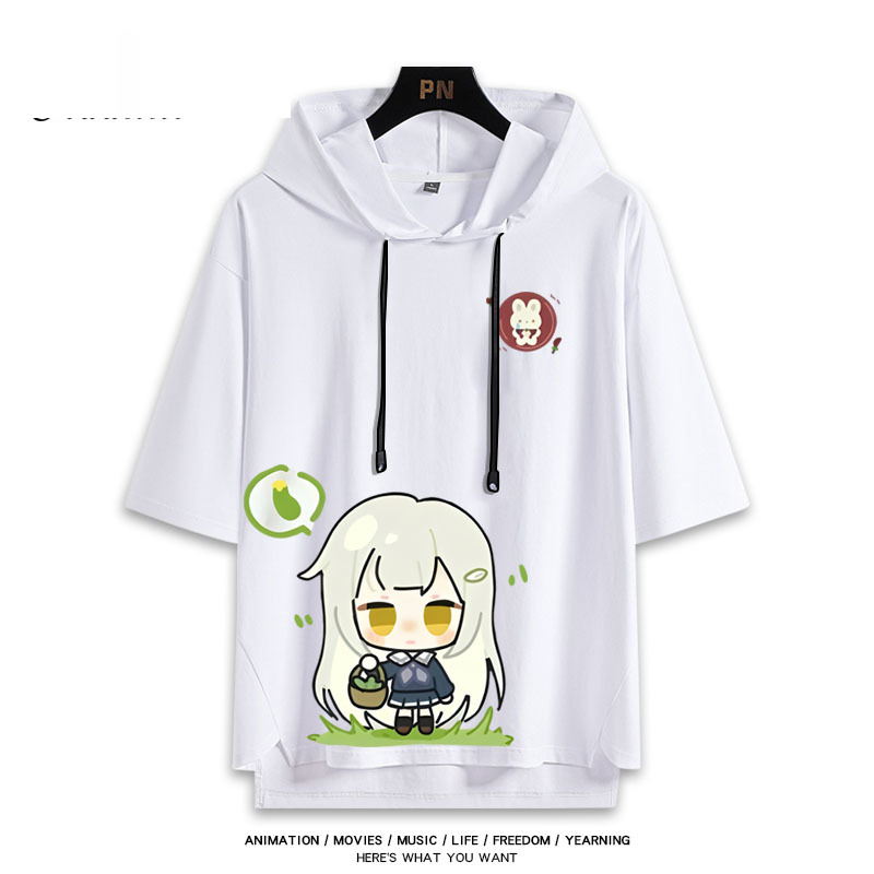 BanG Dream! Ave Mujica 若葉睦 連帽短袖T恤