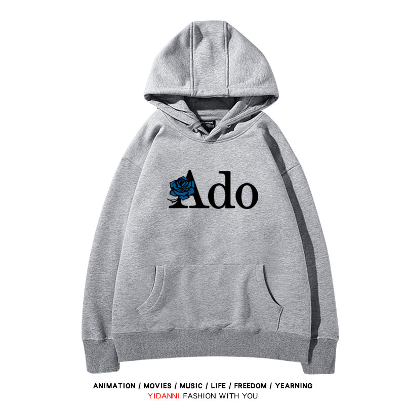 Ado歌手同人 寬鬆百搭 秋冬款 寬鬆連帽衛衣-ZUIHANG SHOP