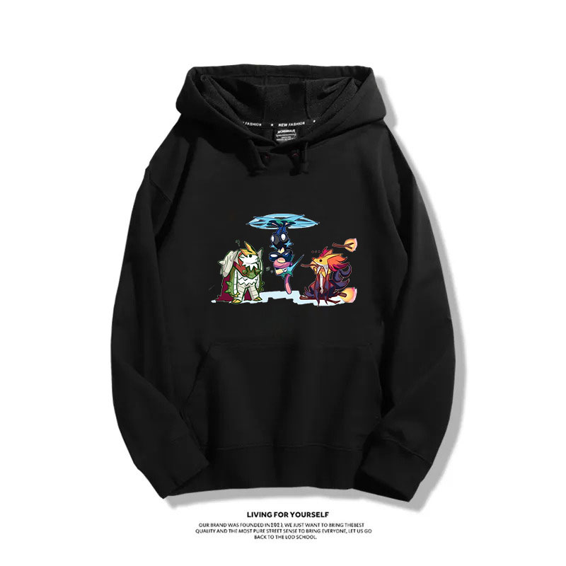 寶可夢新款 2025秋冬新款 親子情侶男女連帽衛衣