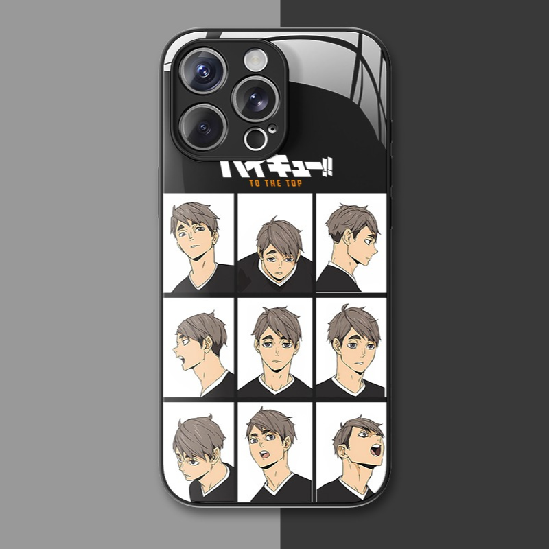 排球少年新款高清全包防摔玻璃殼-ZUIHANG SHOP