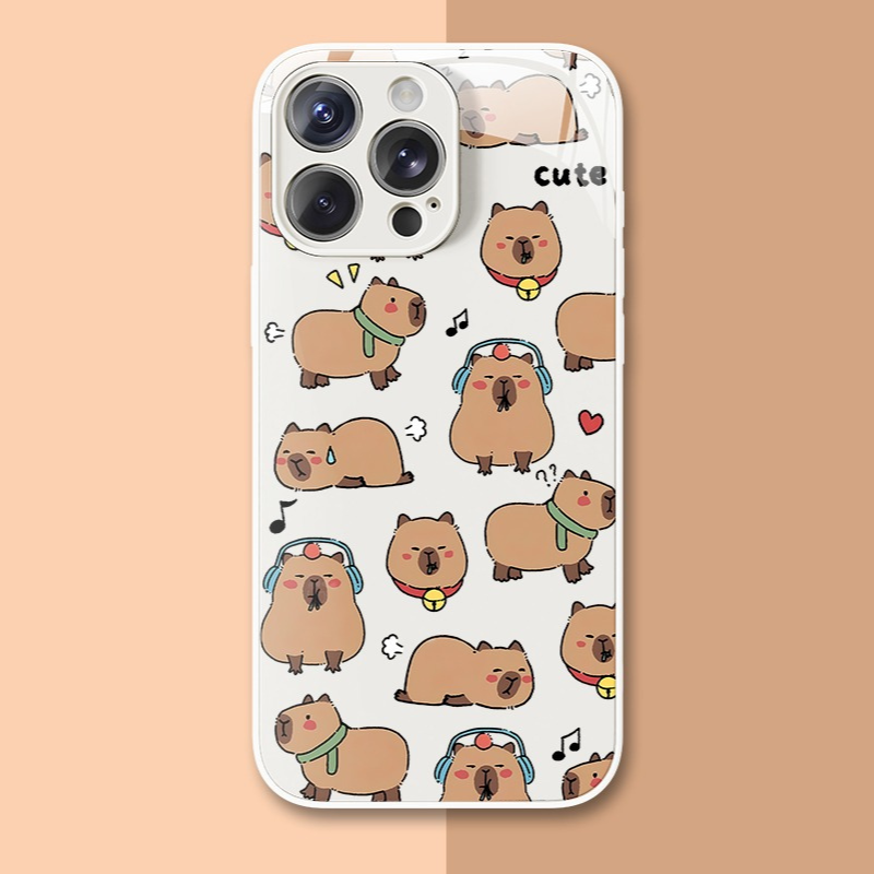 卡皮巴拉新款高清全包防摔玻璃殼-ZUIHANG SHOP