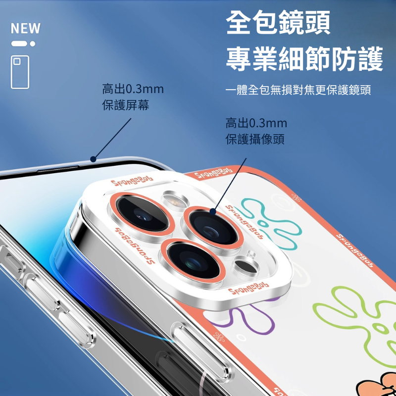 海綿寶寶天使眼透明防摔軟殼-ZUIHANG SHOP