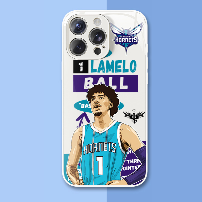 NBA球星新款高清全包防摔玻璃殼