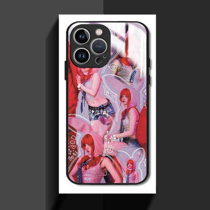 (G)I-DLE新款高清全包防摔玻璃殼