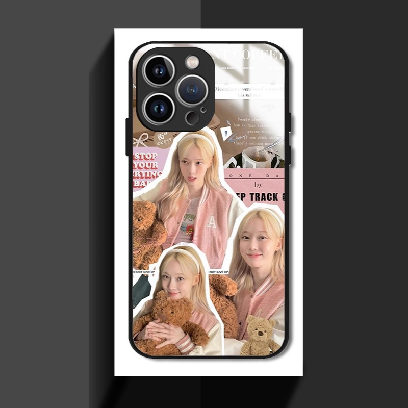 Aespa新款高清全包防摔玻璃殼