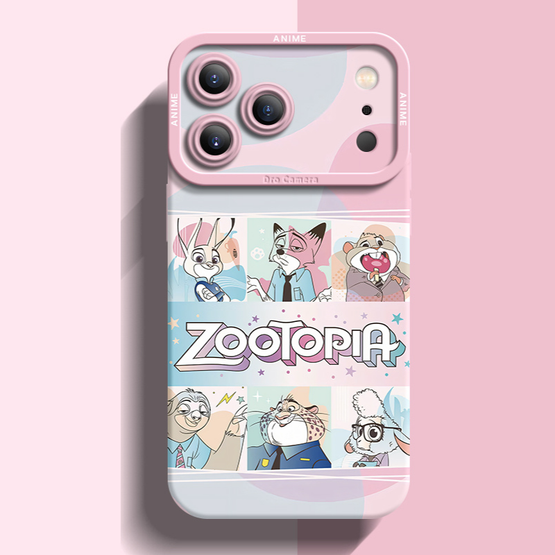 動物方城市液態矽膠全包防摔軟殼