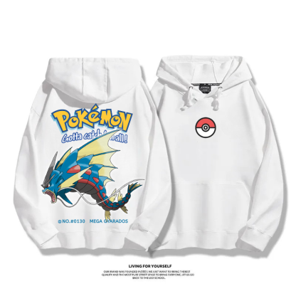 寶可夢 超級進化 2025秋冬新款 親子情侶男女連帽衛衣