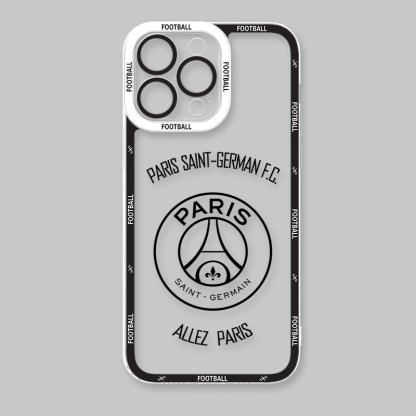 足球俱樂部天使眼透明防摔軟殼