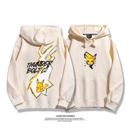 寶可夢 秋冬新款聯名親子情侶裝 連帽衛衣