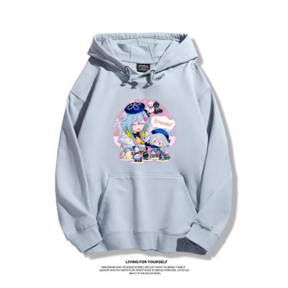 明日方舟 水月 秋冬新款 親子情侶裝連帽衛衣