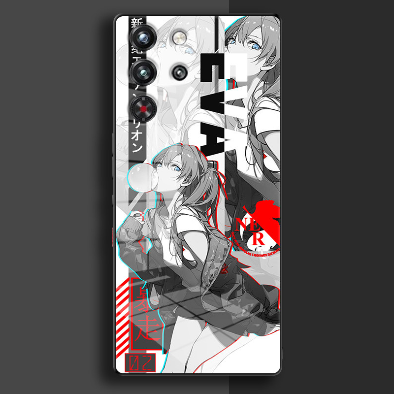 紅魔新世紀福音戰士EVA鋼化玻璃手機殼