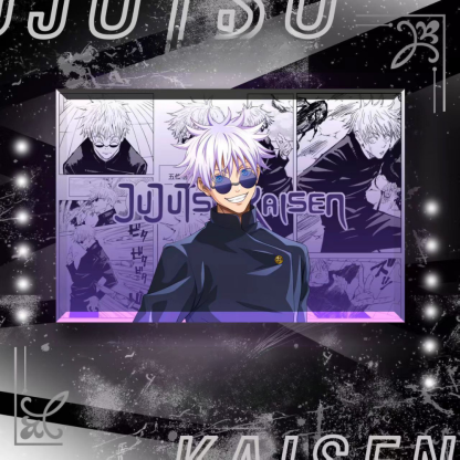 咒術迴戰透光水晶磚 附贈發光底座