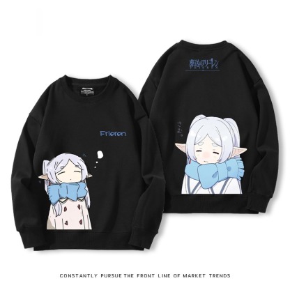 葬送的芙莉蓮 秋冬新款 親子情侶裝圓領長袖