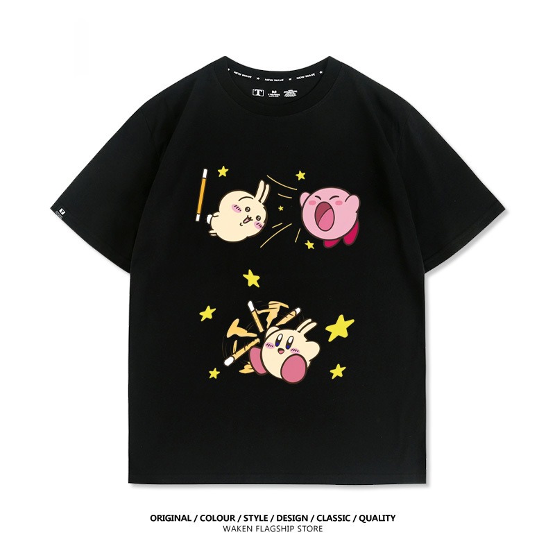 Chiikawa 2025親子情侶男女同款 印花短袖T恤