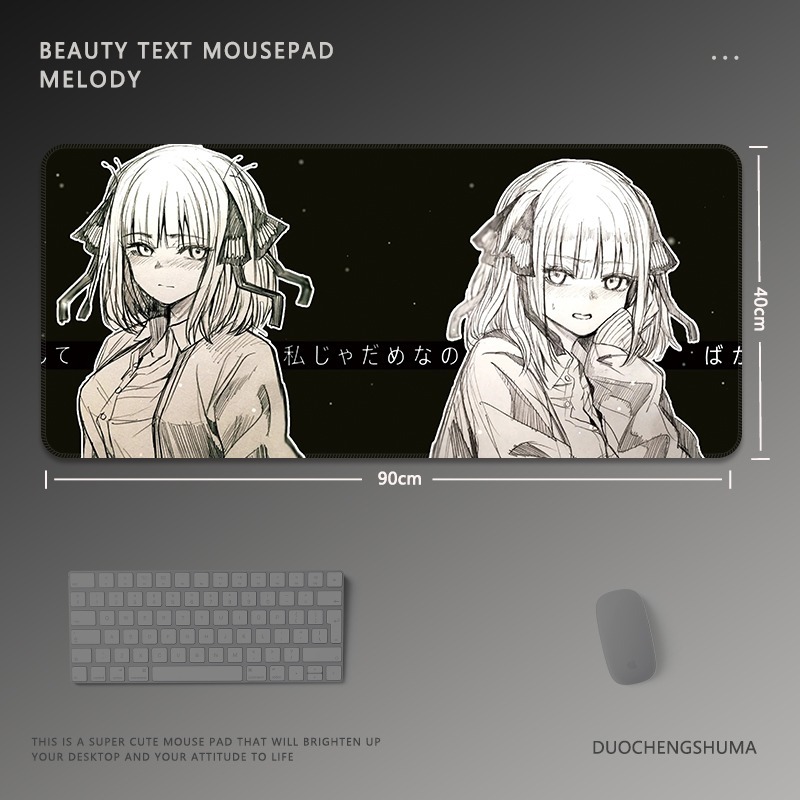 黑白動漫 主題桌墊 布質滑鼠墊-ZUIHANG SHOP