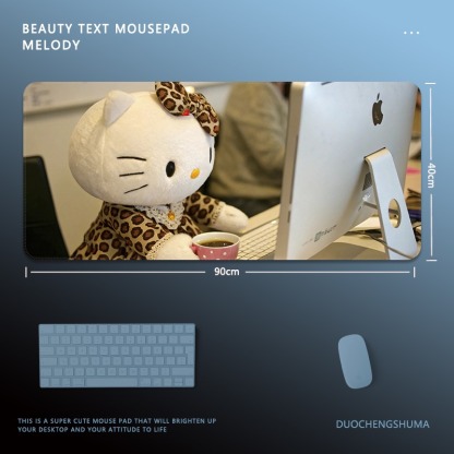 Hello Kitty 主題桌墊 布質滑鼠墊-ZUIHANG SHOP