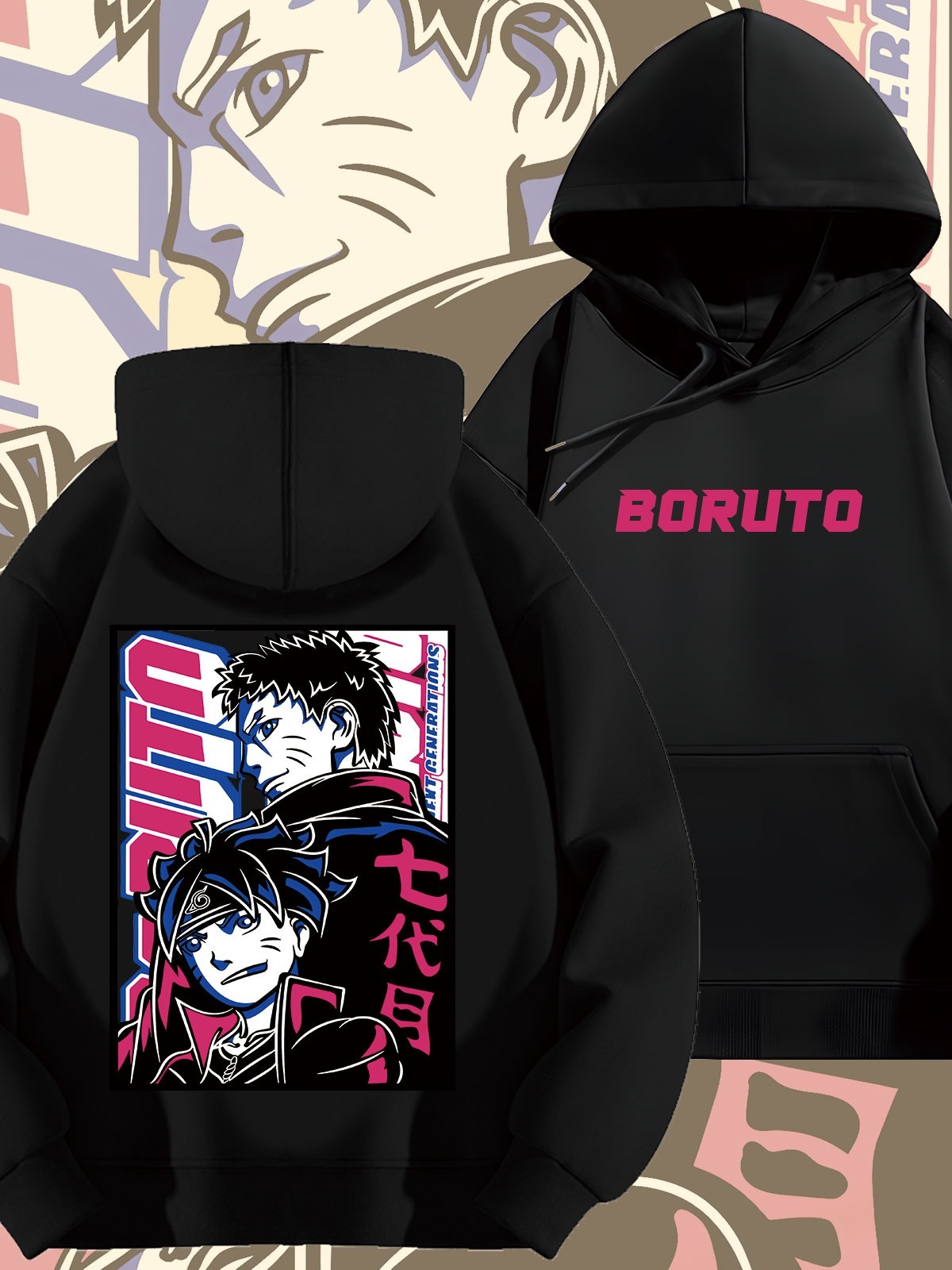 火影忍者新款 親子情侶男女款連帽衛衣-ZUIHANG SHOP