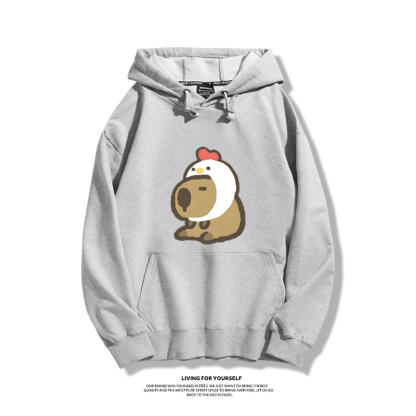 Q版卡皮巴拉新款 親子情侶男女款連帽衛衣-ZUIHANG SHOP