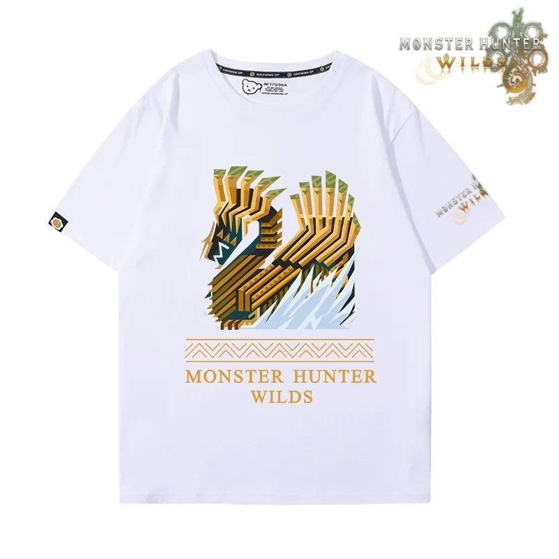 魔物獵人荒野印花短袖T恤