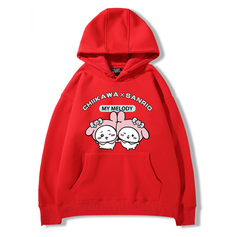 chiikawa吉伊卡哇聯名三麗歐新款 親子情侶男女款連帽衛衣-ZUIHANG SHOP
