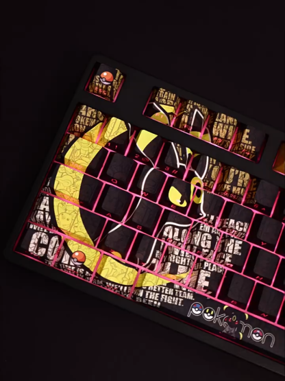 月亮伊布透光RGB108鍵標準配列衛星軸鍵帽