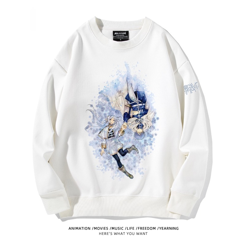 葬送的芙莉蓮 秋冬新款 親子情侶裝圓領長袖