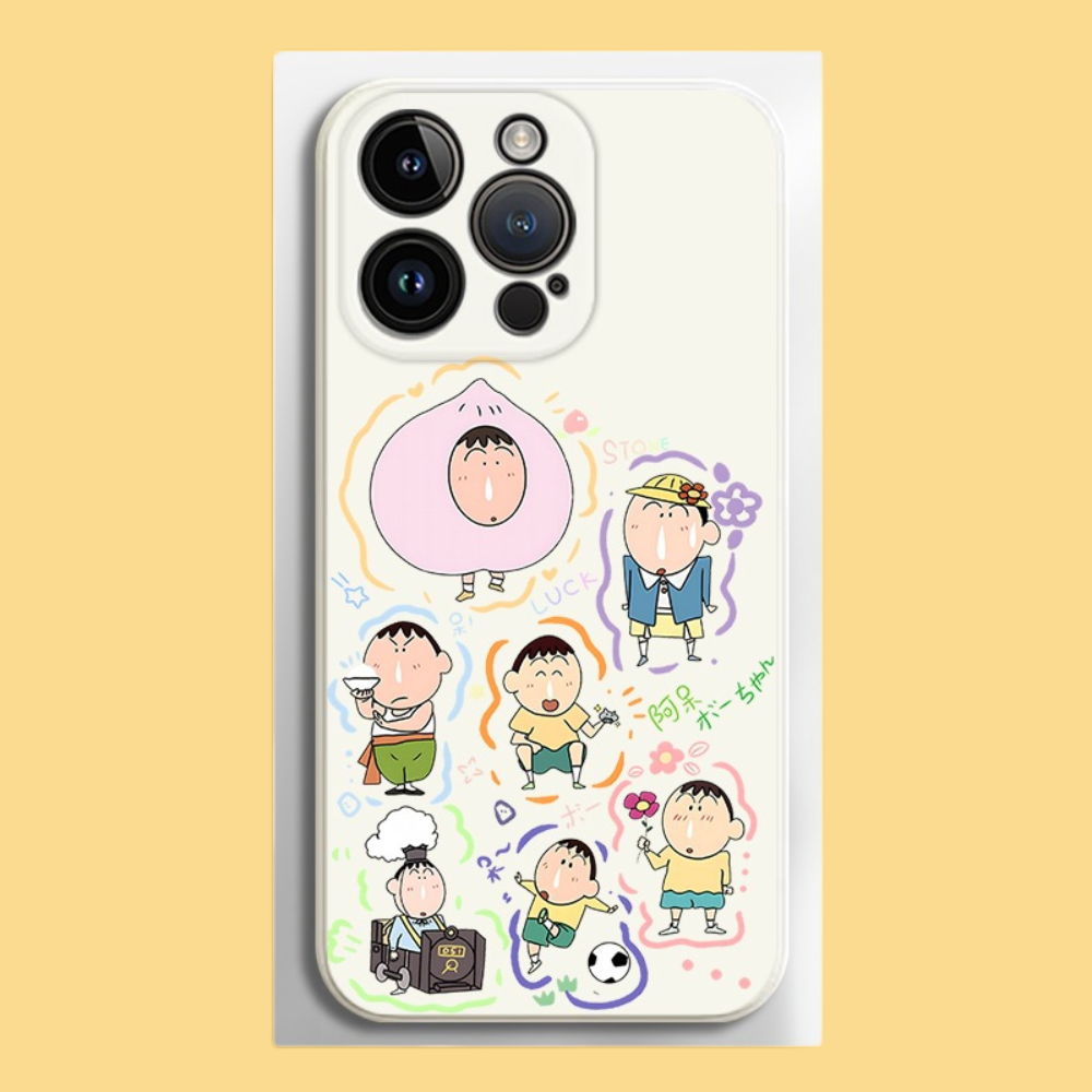 蠟筆小新液態矽膠全包防摔軟殼-ZUIHANG SHOP