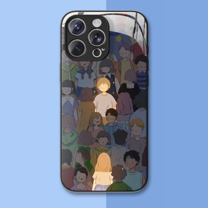 情侶系列新款高清全包防摔玻璃殼-ZUIHANG SHOP