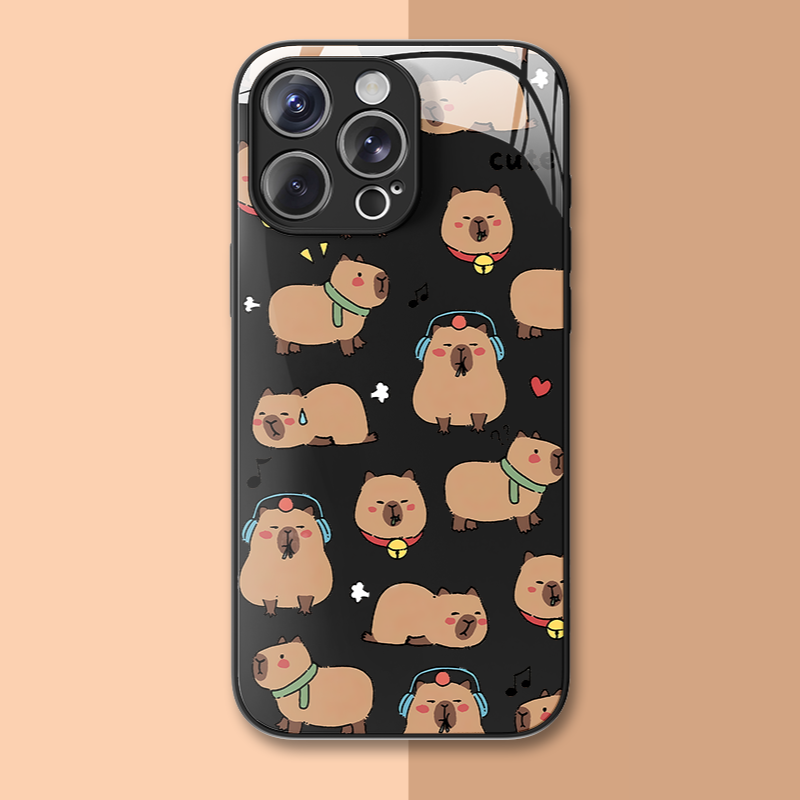 卡皮巴拉新款高清全包防摔玻璃殼-ZUIHANG SHOP