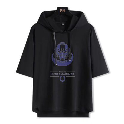 戰錘40K 星際戰士戰團 連帽短袖T恤-ZUIHANG SHOP