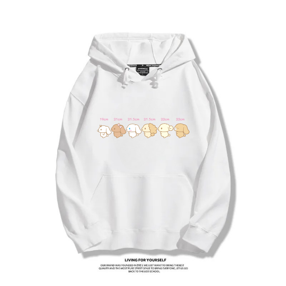 三麗鷗大耳狗 2025秋冬新款 親子情侶裝連帽衛衣