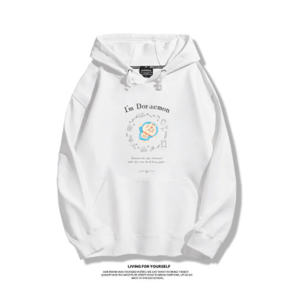 我是哆啦A夢 2025秋冬新款 親子情侶裝連帽衛衣