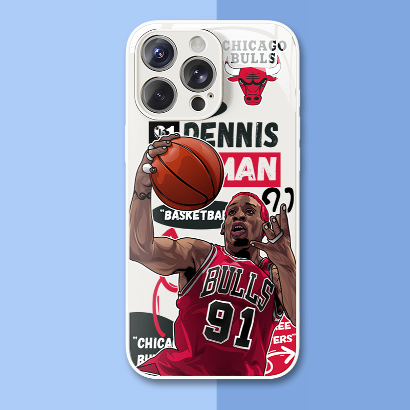 NBA球星新款高清全包防摔玻璃殼