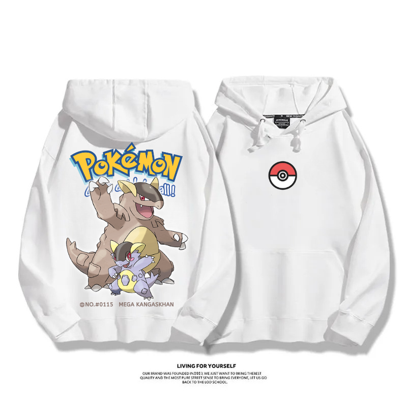 寶可夢 超級進化 2025秋冬新款 親子情侶男女連帽衛衣