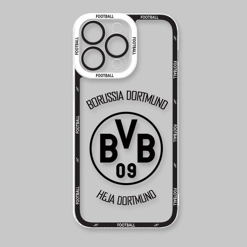 足球俱樂部天使眼透明防摔軟殼