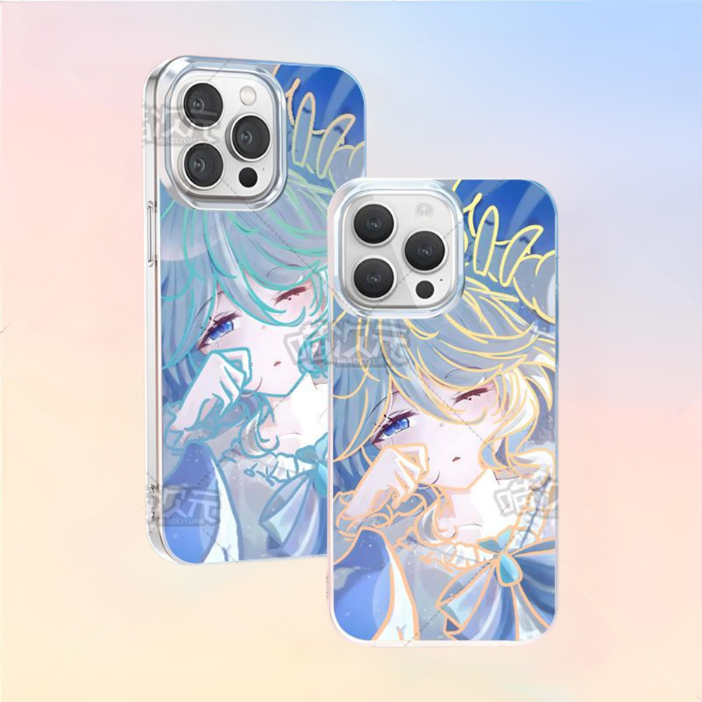 原神極光金漸變防摔手機殼