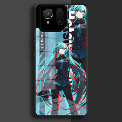 ROG初音未來鋼化玻璃手機殼