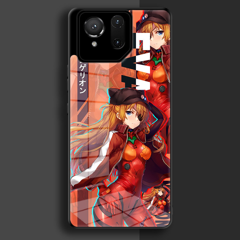 ROG新世紀福音戰士鋼化玻璃手機殼