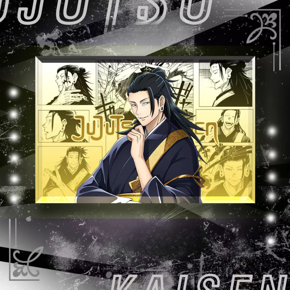 咒術迴戰透光水晶磚 附贈發光底座