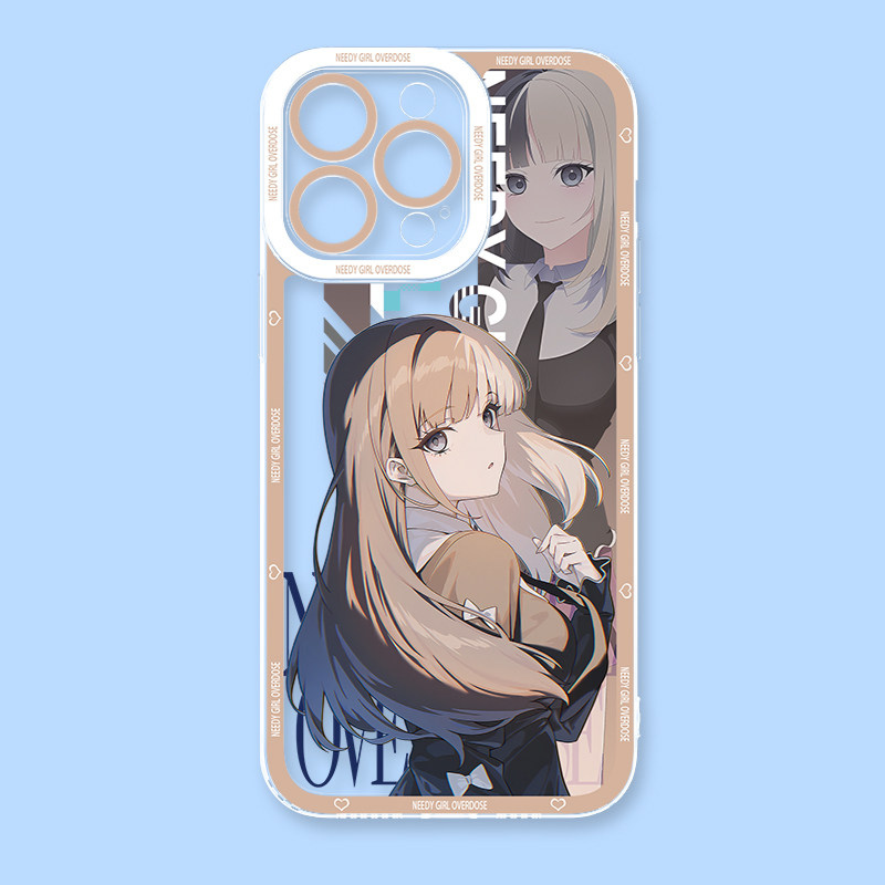 主播女孩重度依賴天使眼透明手機殼