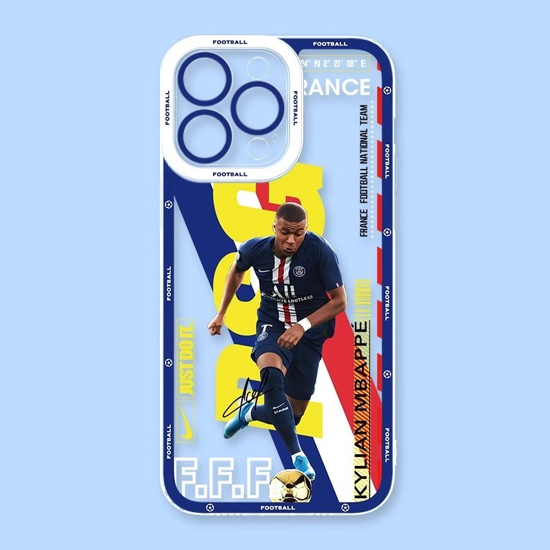 足球明星天使眼透明防摔軟殼-ZUIHANG SHOP