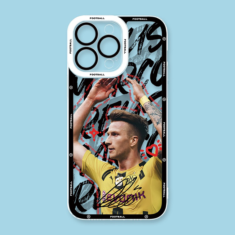 足球明星天使眼透明防摔軟殼-ZUIHANG SHOP