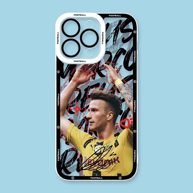 足球明星天使眼透明防摔軟殼-ZUIHANG SHOP