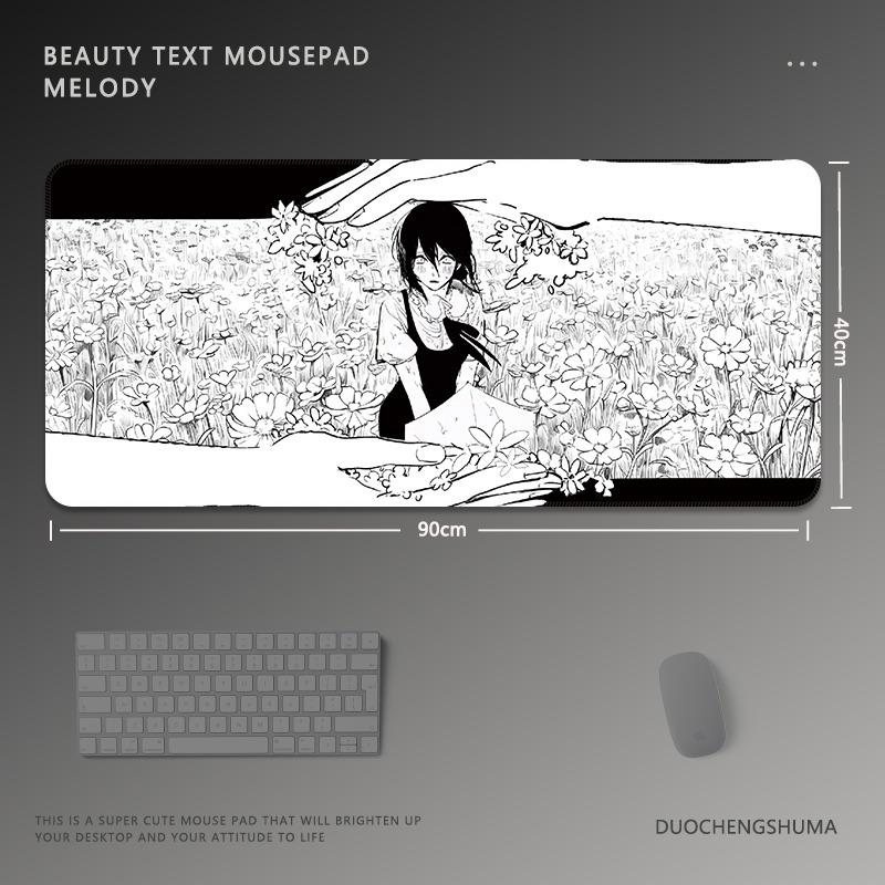黑白動漫 主題桌墊 布質滑鼠墊-ZUIHANG SHOP