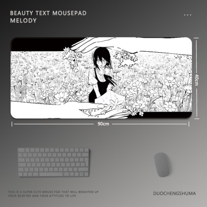 黑白動漫 主題桌墊 布質滑鼠墊-ZUIHANG SHOP