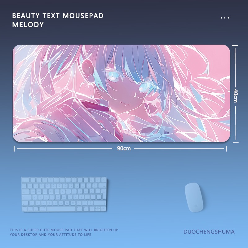 炫彩流光美女 主題桌墊 布質滑鼠墊-ZUIHANG SHOP